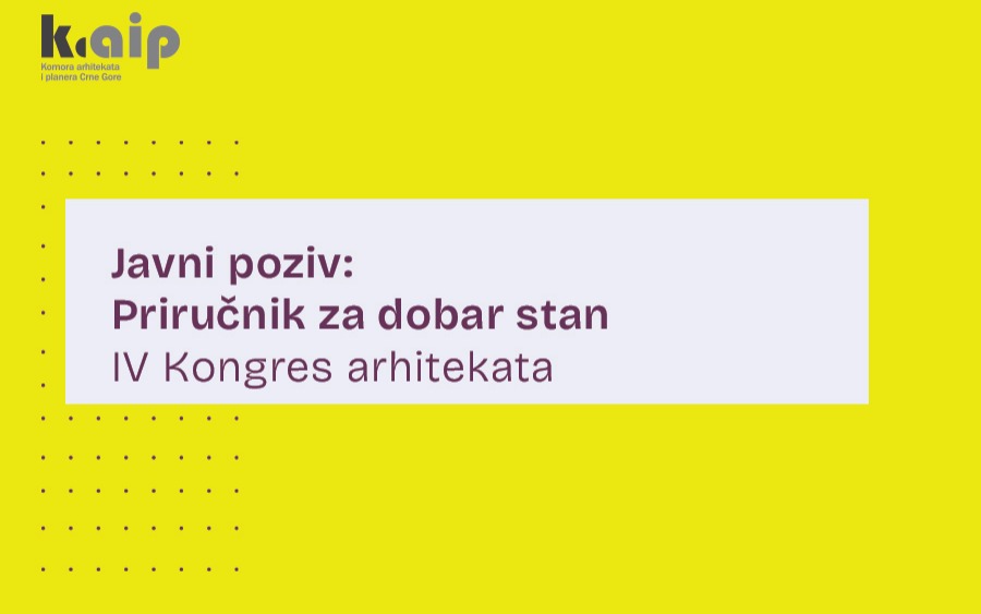 Javni poziv: Priručnik za dobar stan